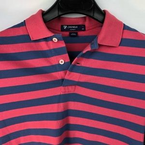 Cremieux Classics Striped Polo Size M